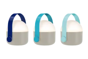 REMEMBER - Mini blue lamper - OLEO - 3 stk.