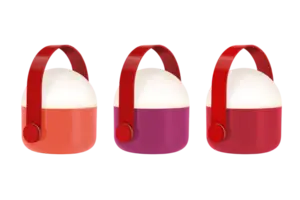 REMEMBER - Mini red lamper - OLEO - 3 stk.
