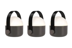 REMEMBER - Mini black lamper - OLE - 3 stk.