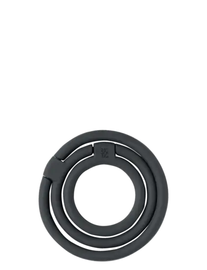 RIG-TIG - CIRCLES bordskåner Ø 13 cm black