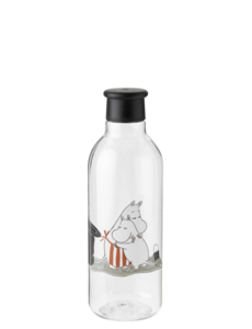 RIG-TIG x Moomin drikkeflaske 0.75 l. Moomin black