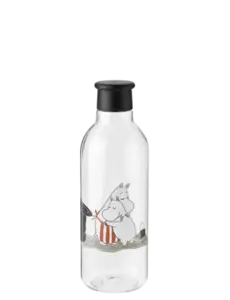 RIG-TIG x Moomin drikkeflaske 0.75 l. Moomin black