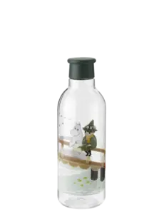 RIG-TIG x Moomin drikkeflaske 0.75 l. Moomin dark green