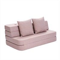 By KlipKlap -  KK 3 Fold sofa 120 cm - Rosa