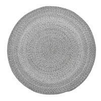 Bloomingville - Rundt tæppe - Grå - Polyester - Ø120 cm 
