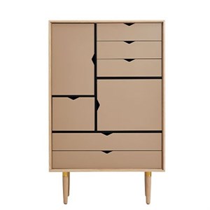 Andersen Furniture - S5 OPBEVARINGSMØBEL - EG/SÆBE MED KASHMIR FRONT