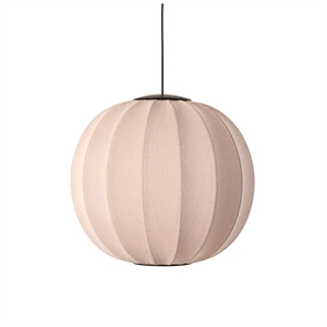 Made By Hand - Pendellampe - Knit-Wit 60 Round Pendant LED - Sand Stone