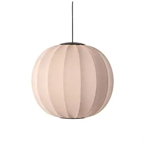 Made By Hand - Pendellampe - Knit-Wit 60 Round Pendant LED - Sand Stone