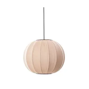Made By Hand - Pendellampe - Knit-Wit 45 Round Pendant LED - Sand Stone