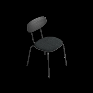 By Wirth - Scala Chair - Sort, Tekstil - Dark grey