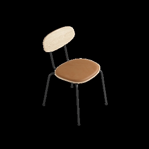 By Wirth - Scala Chair - Natur, Læder - Cognac