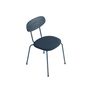 By Wirth - Scala Chair - Royal Blue, Tekstil - Royal Blue