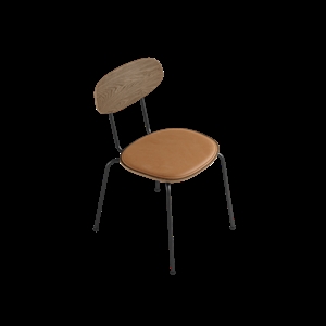 By Wirth - Scala Chair - Smoked, Læder - Cognac