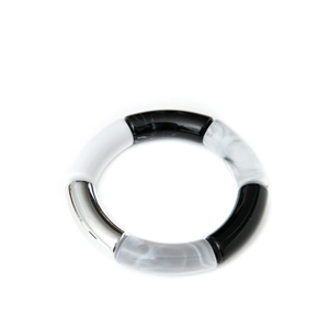 Sistie - Armbånd - Brooke Chunky Bracelet - Black & White