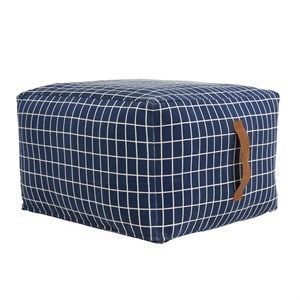 Image of OYOY puf - Sit on me puf firkantet i blå
