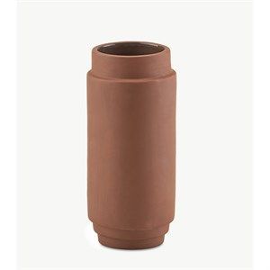 Image of Skagerak (Trip Trap) - Vase Edge 20 cm - Terracotta
