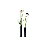 by Holmer - Slim Vase sort - Højde 17 cm