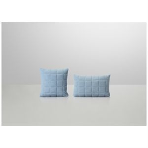 Image of Muuto pude Soft Grid - Cushion aqua blue 40 x 60 cm (6 farver - 2 str.)