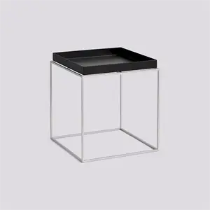 Hay - Bord - Tray Table Medium Square - 40x40 cm - Sort