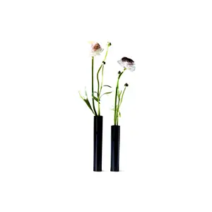 Hove Home - Slim Vase - Sort - Højde 14 cm