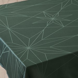 NovoForm - Juledug, Stars 370 (140 x 370 cm), Grøn