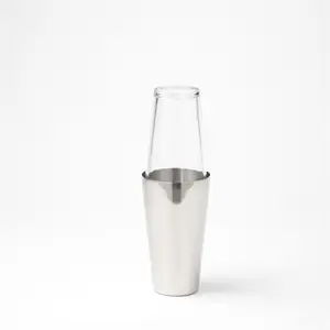 Steel-Function - Shaker m. glas - Boston - 700 ml