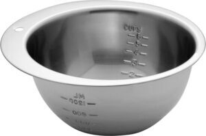 Steel Function - PISKESKÅL 22 CM M/MÅL - 1,2 L