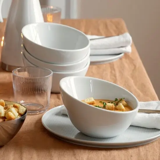 Steel Function - SKÅLESÆT PORCELÆN - 4 STK.