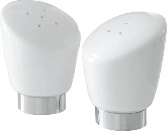 Steel Function - SALT & PEBER STRØSÆT PORCELÆN