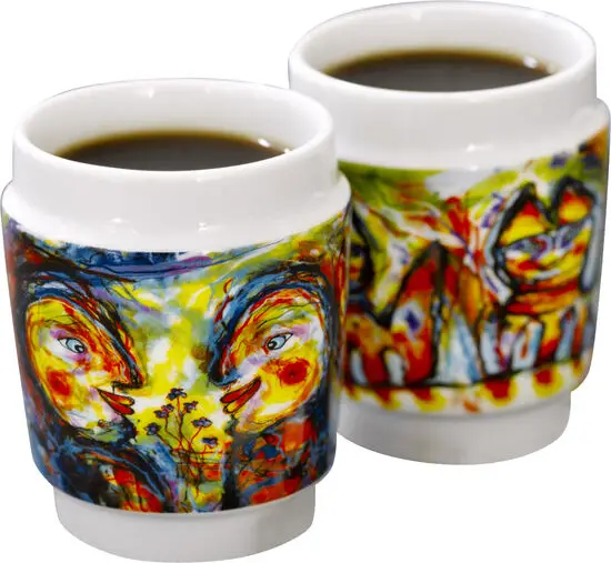 Steel Function - KUNSTKOPPER HAPPY FOX PORCELÆN