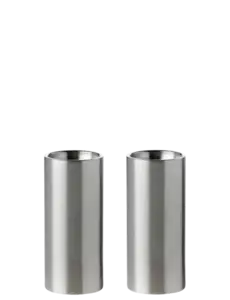 Stelton - Arne Jacobsen salt-/peber sæt steel