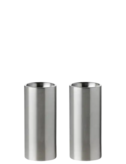 Stelton - Arne Jacobsen salt-/peber sæt steel