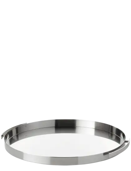 Stelton - Arne Jacobsen serveringsbakke Ø 33,5 cm stål