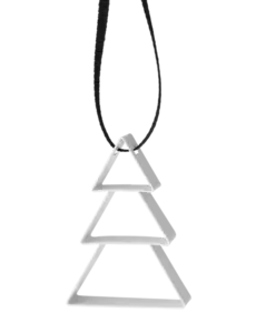 Stelton - Figura ornament, juletræ soft white