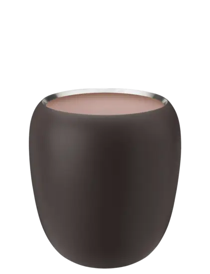 Stelton - Ora vase H 21.6 cm dark powder