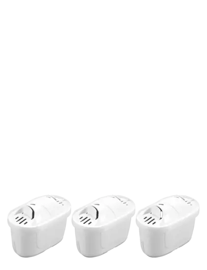 Stelton - EM77 Magnesium+ vandfilter 3 Stk white