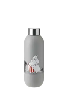 Stelton - Keep Cool drikkeflaske 0.75 l. Moomin light grey