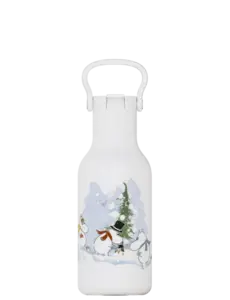 Stelton - Tabi flip straw termoflaske 0.4 l. Moomin winter