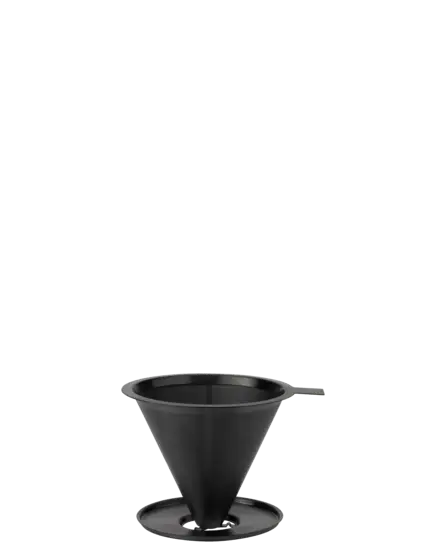 Stelton - Nohr slow brew kaffetragt med filter black metallic