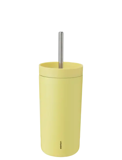 Stelton - To Go Sip termokop med sugerør 0.4 l. laevis