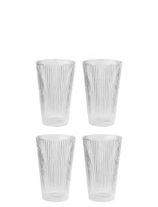 Stelton - Pilastro drikkeglas 0.35 l. 4 Stk clear