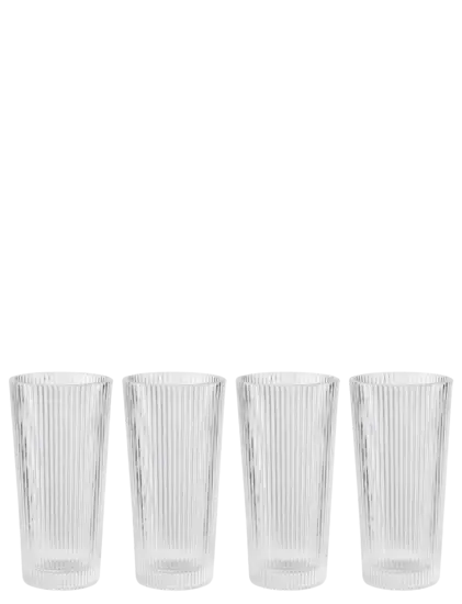 Stelton - Pilastro long drink glas 0.3 l. 4 Stk clear