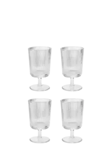 Stelton - Pilastro vinglas 0.18 l. 4 Stk clear