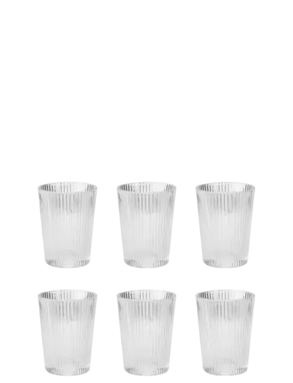 Stelton - Pilastro drikkeglas 0.15 l. 6 Stk clear