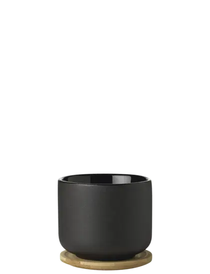 Stelton - Theo kop med coaster 0.2 l. black