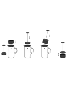 Stelton Kaffeopsamler til stempelkande black