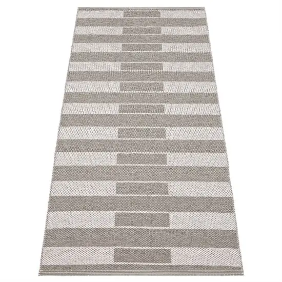 Horredsmattan dørmåtte "Plastic Step"  - 70 x 50 cm - farve: grå/hvid 