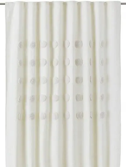 Svanefors - Pom Gardin 1P - Offwhite 140x280cm
