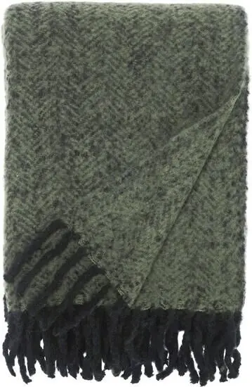 Svanefors - Kim Blanket - Green 130x170cm