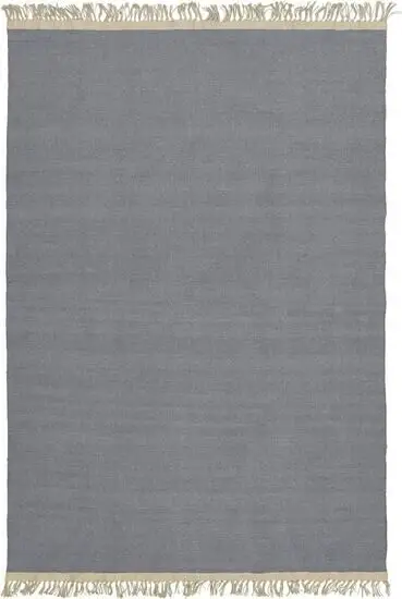 Svanefors - Ian Uldtæppe - Denim 200x300cm